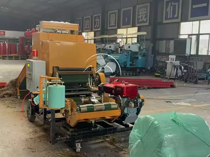 forage baler wrapper machine