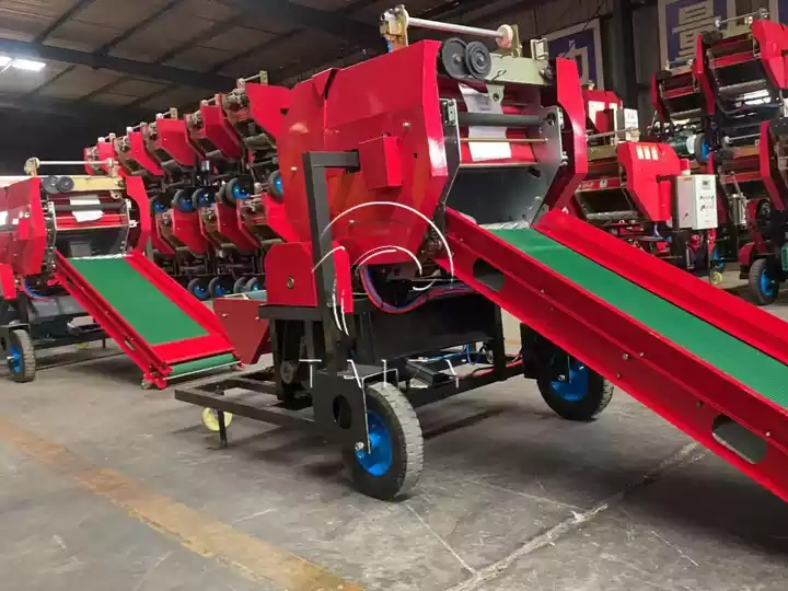 forage round bale wrapper