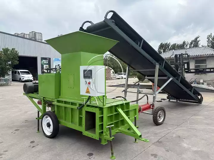hydraulic silage packing machine
