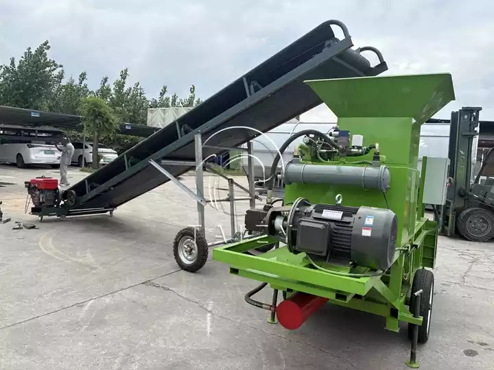 silage packing baler machine