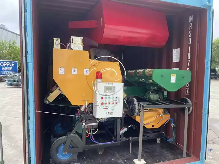 Forage Processing Unit with Silage Mixer and Spreader Shipped to Nigeria